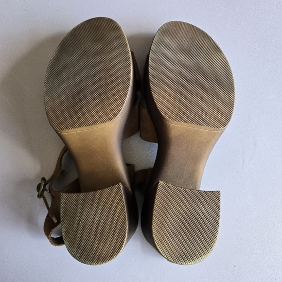 BioNatura Suede Platform Sandals Women's 9 Retro‎ 70s Boho Hippie Eclectic Comfy - Picture 6 of 11